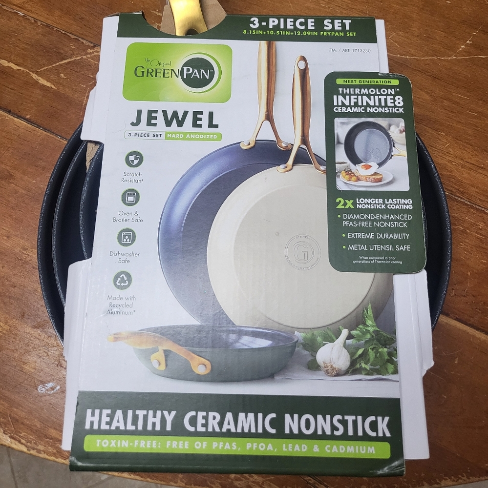 Greenpan Jewel 3 piece set